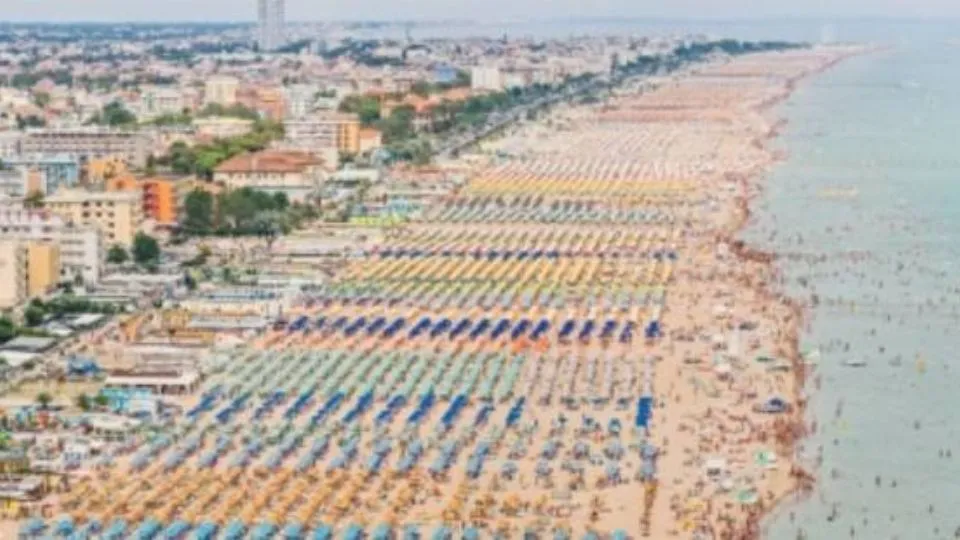 la spiaggia riminese