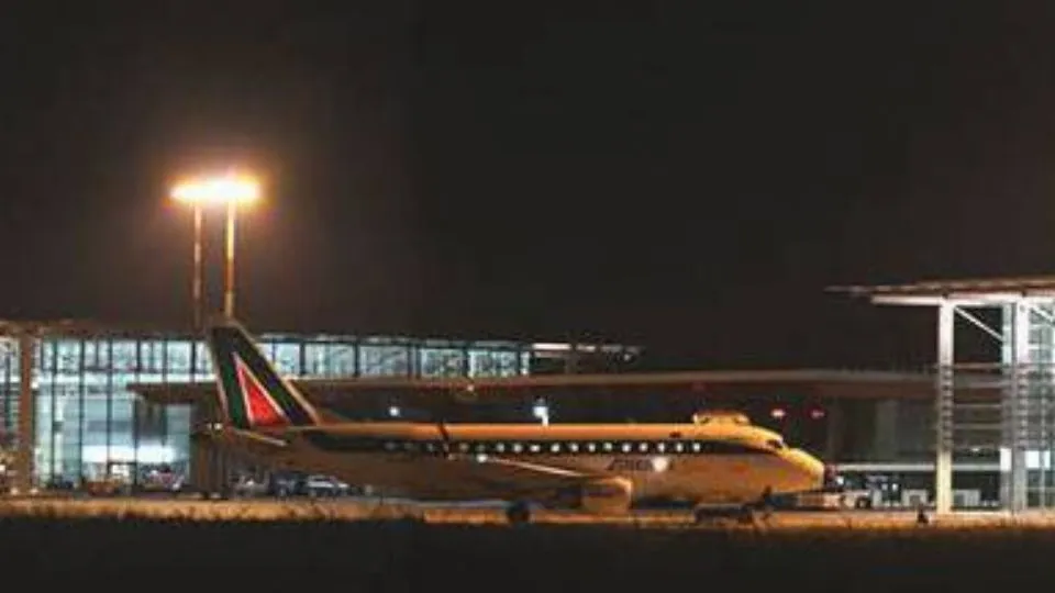 l’aeroporto di Ancona
