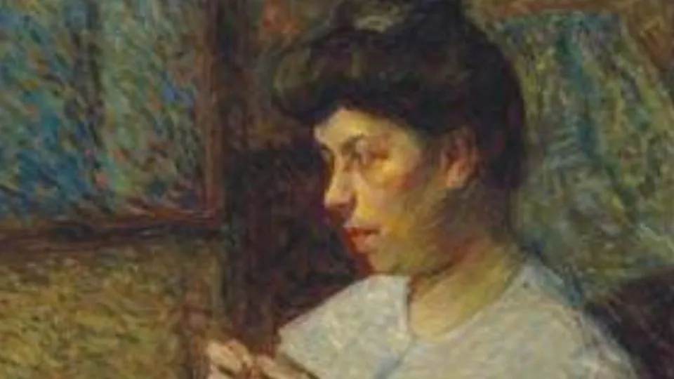 Umberto Boccioni, “Donna che cuce”