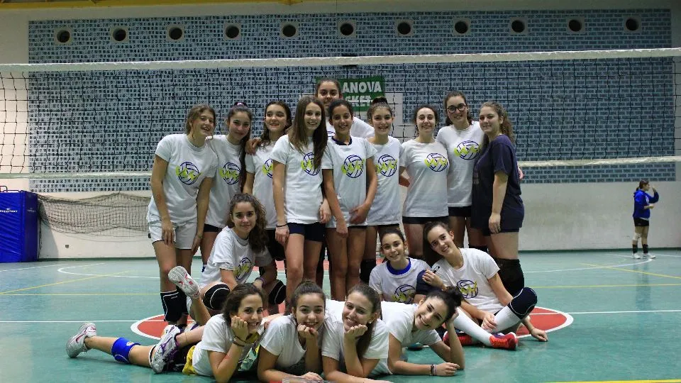 Alcune ragazze del Villa Verucchio Volley