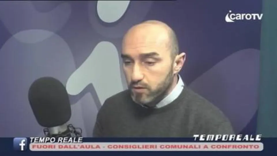 Gianluca Tamburini negli studi di Tempo Reale (repertorio)
