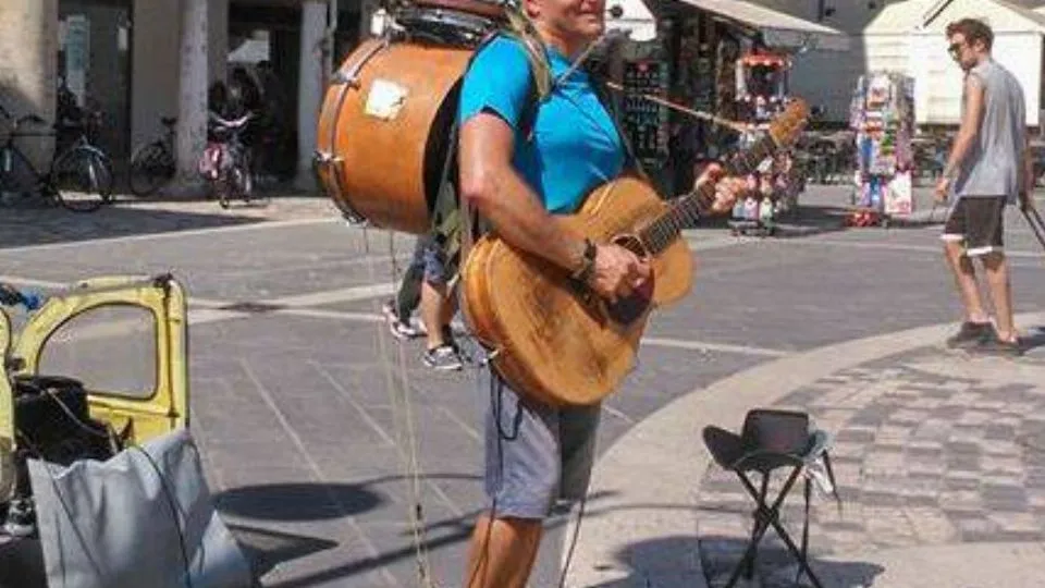 Paolo “Sgallo” Sgallini in piazza Tre Martiri