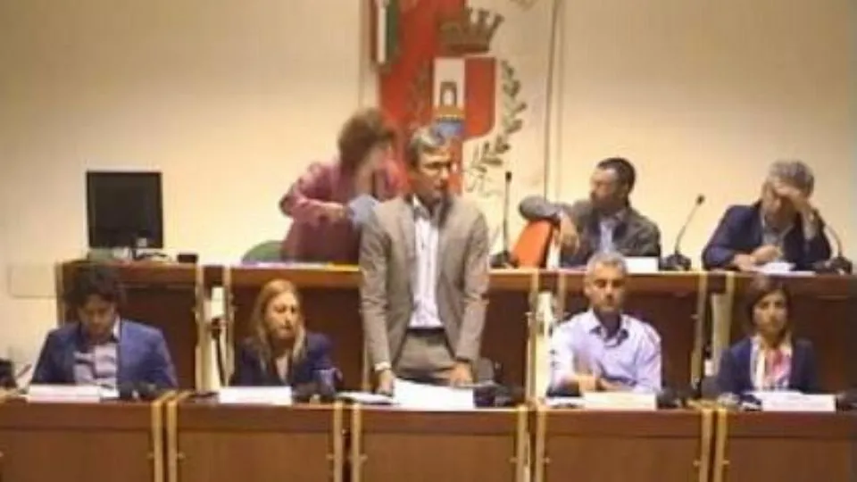 il sindaco in aula