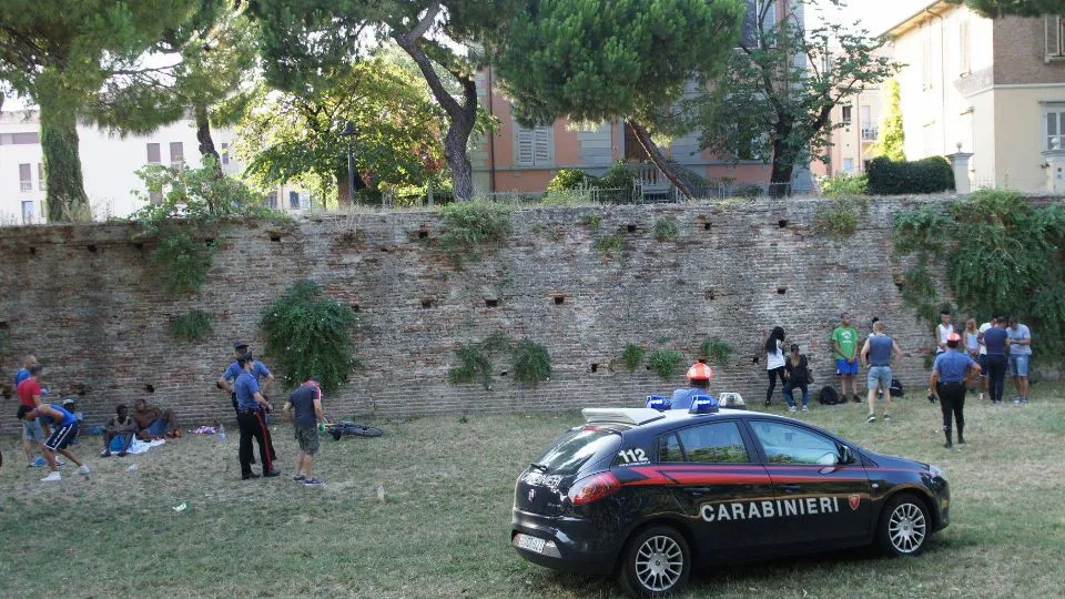 il controllo al parco Cervi del 17 agosto scorso
