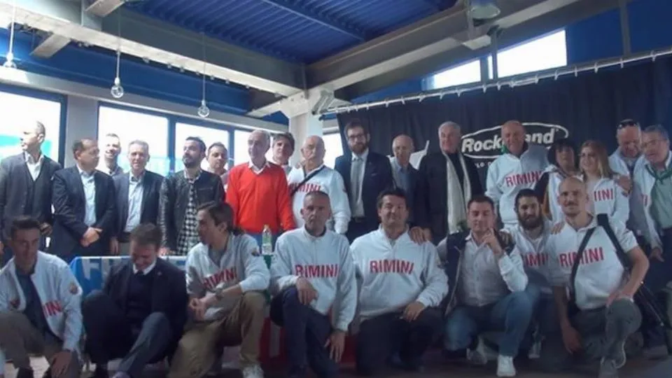 foto di gruppo al Rockisland
