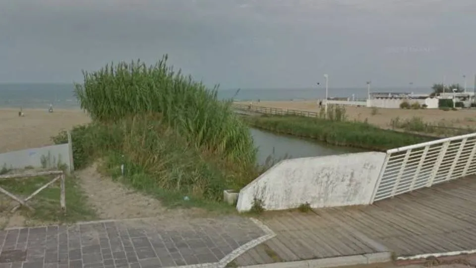 Il ponte sulla foce del Marano