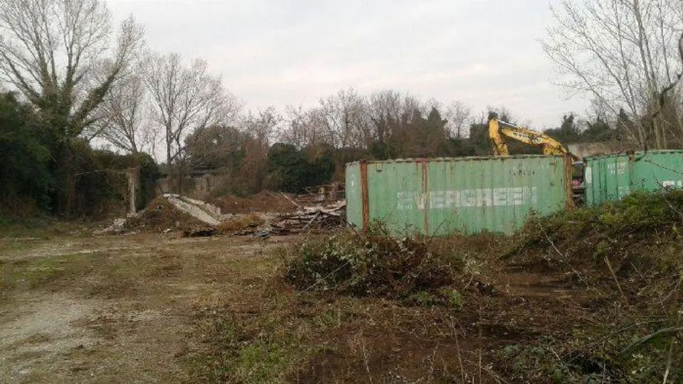 i lavori partiti alla ex Corderia (foto Newsrimini)