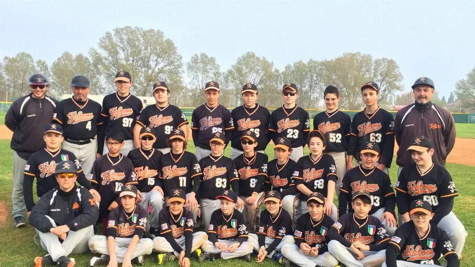 Le due formazioni Allievi targate Falcons che hanno partecipato al Campionato Provinciale 2016