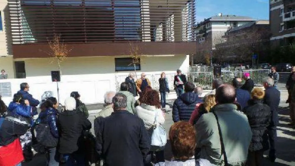 l’inaugurazione nel marzo 2016 degli alloggi di Tombanuova