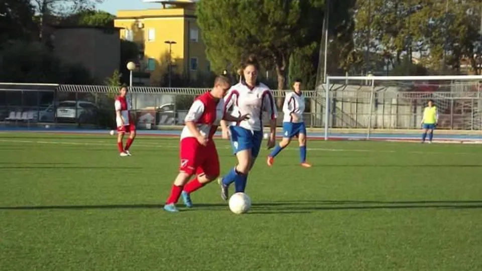 Chiara Protti in azione contro il Progresso