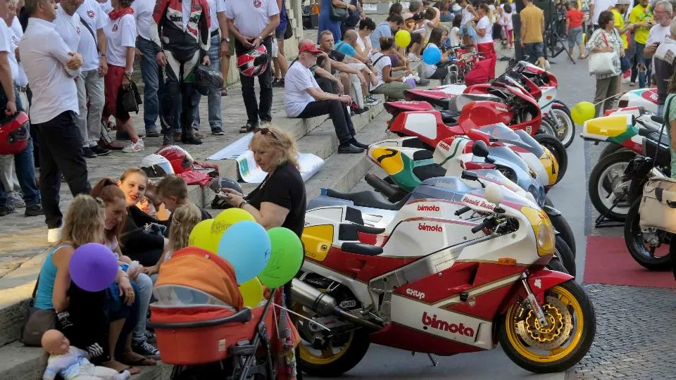 le moto in esposizione