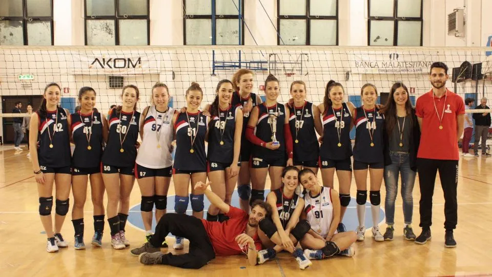 Il Riccione Volley, vincitore della 2a Divisione