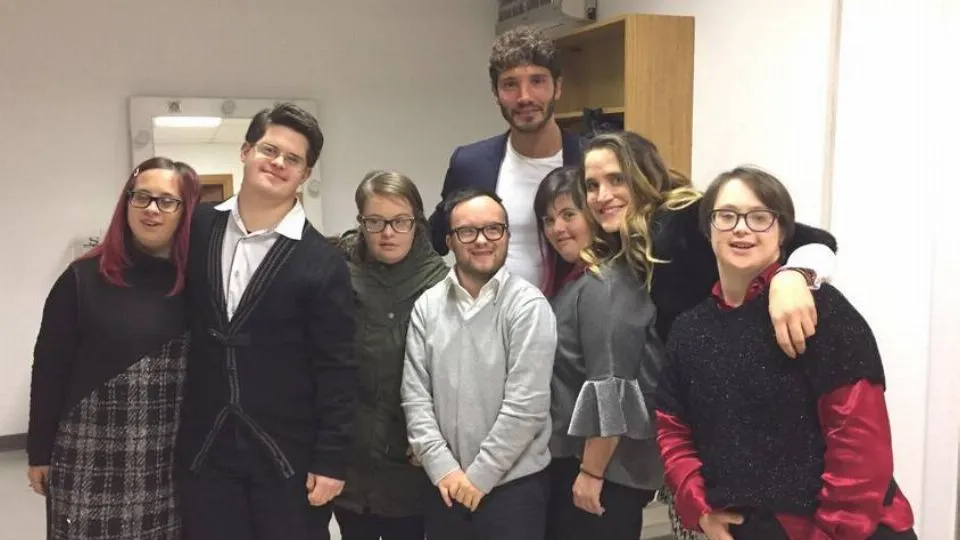 i ragazzi con Stefano De Martino