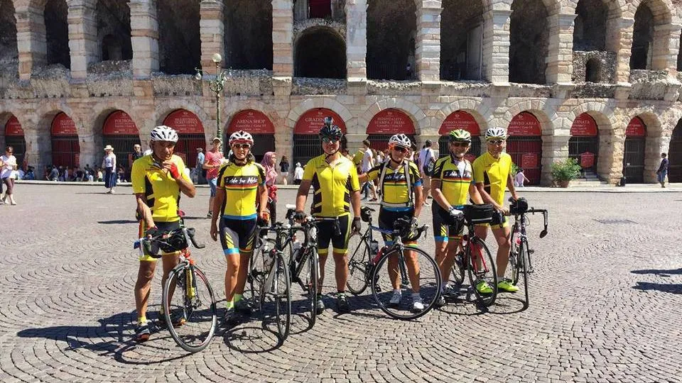 Il gruppo di “I Ride for Africa” a Verona
