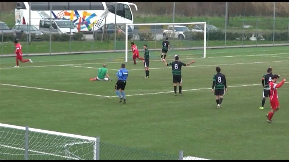 Il gol di Aguero in Accademia Riminicalcio VB-Bagno di Romagna
