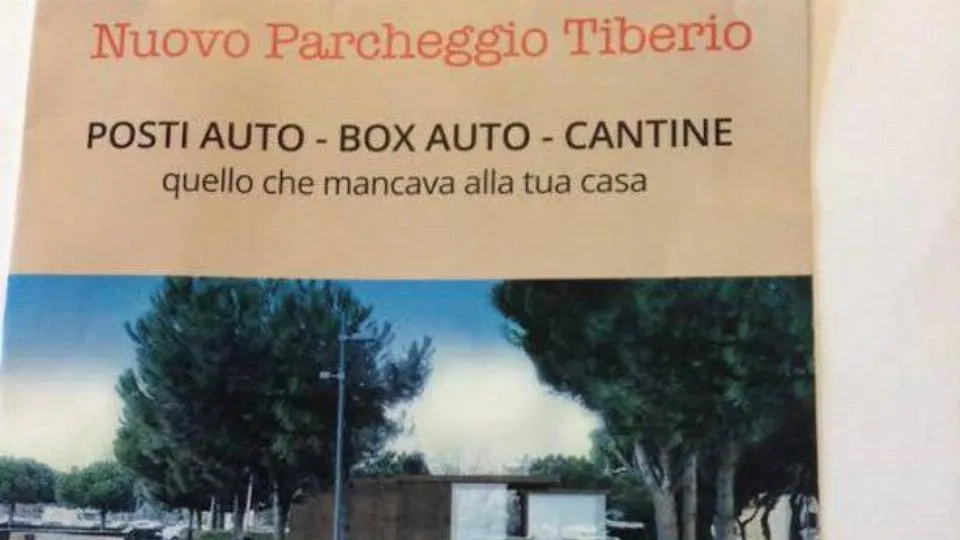 il dépliant ricevuto dagli abitanti del borgo San Giuliano
