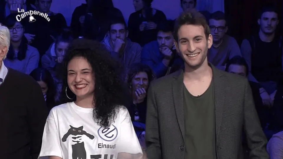 Veronica Screpis e Simone Massaccesi, protagonisti della gara di Giornalismo