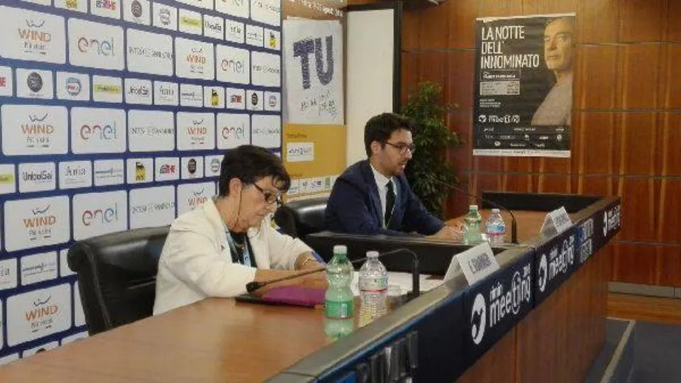 la conferenza stampa conclusiva del Meeting