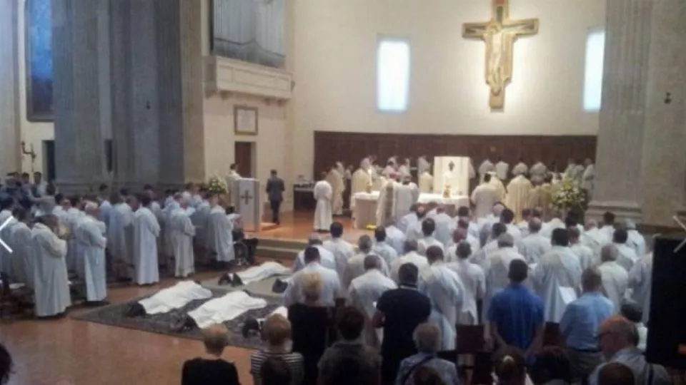 una celebrazione in Basilica