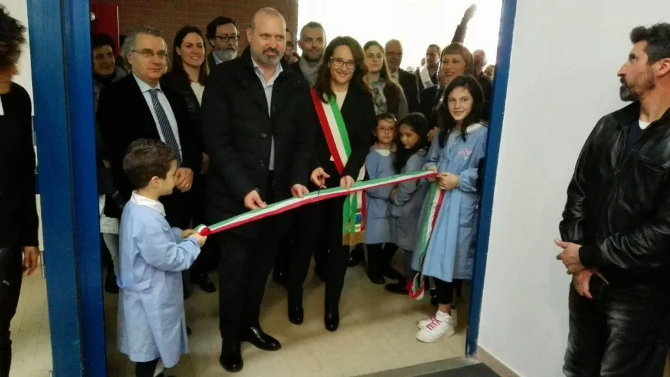 Il taglio del nastro con il presidente della Regione Bonaccini ed il sindaco Sabba