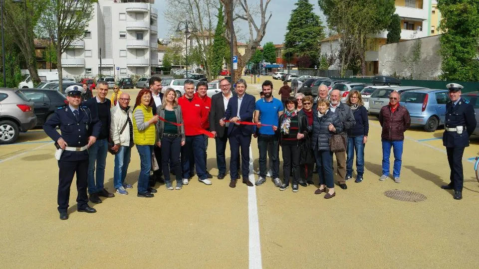 L’inaugurazione del parcheggio Tiberio 2
