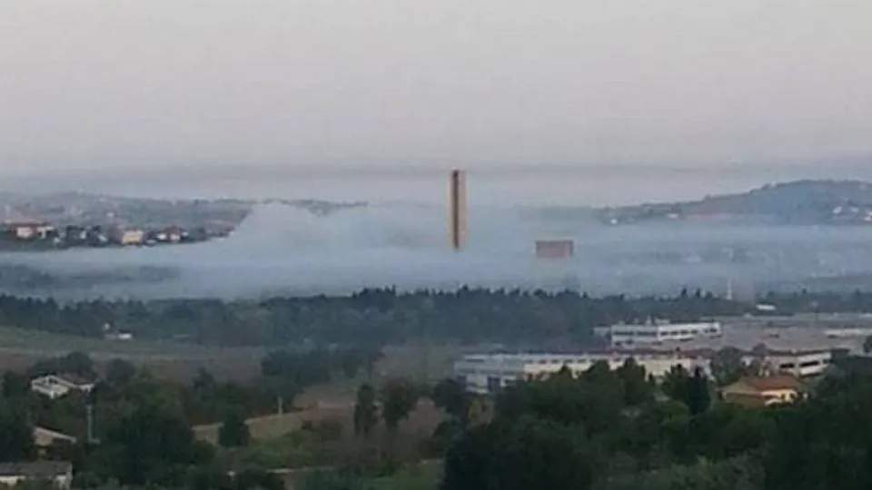 il fumo da lontano