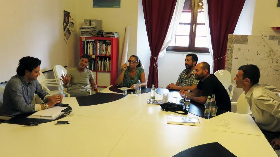 l’incontro tra l’assessore Morolli e gli educatori
