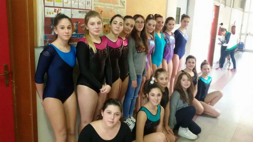 L’Asd Ginnastica Artistica Riccione a Reggio Emilia