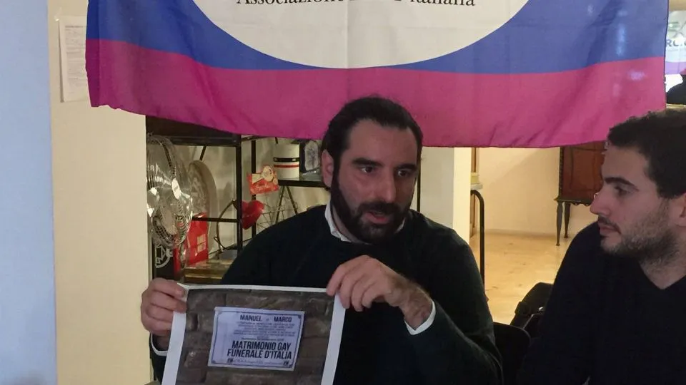 la conferenza stampa di Arcigay
