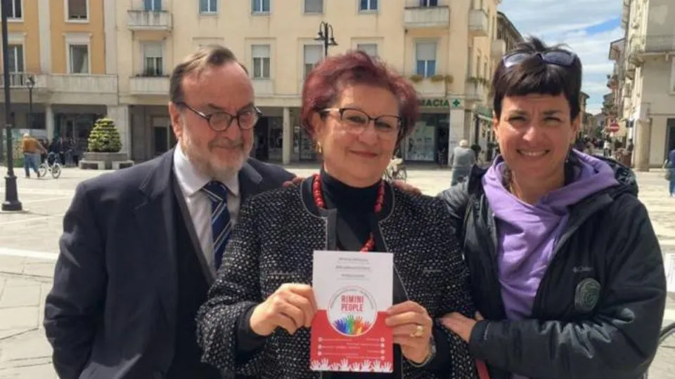 Ennio Grassi, Mara Marani e Manila Ricci prima dell’incontro in Prefettura
