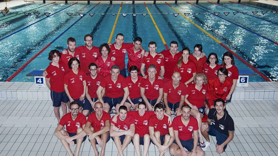 La squadra Master Nuoto riccionese (foto di Alessandro Piredda)