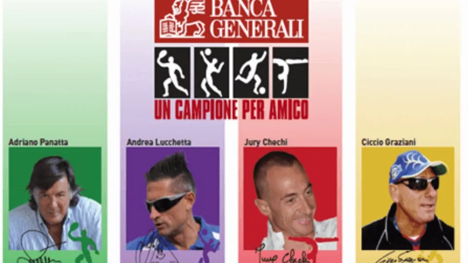 Il manifesto di “Banca Generali – Un Campione per Amico”