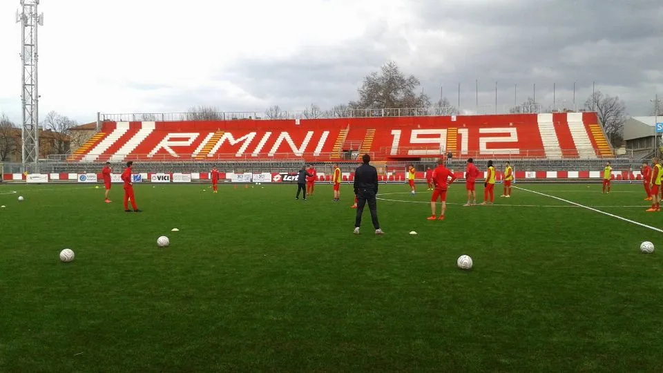 Il primo allenamento di Acori (Newsrimini.it)
