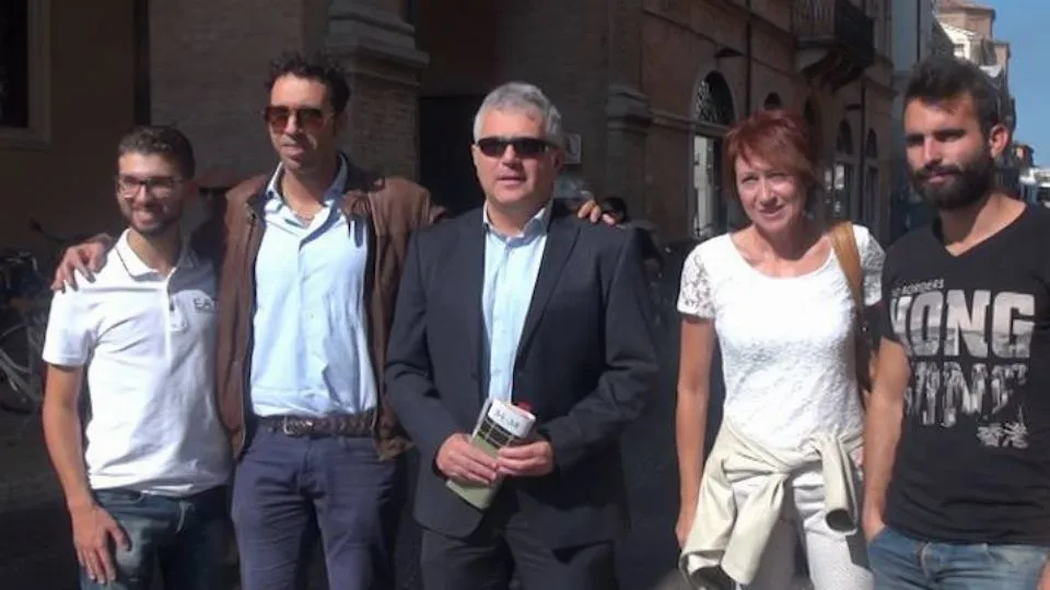 Foto di gruppo alla presentazione