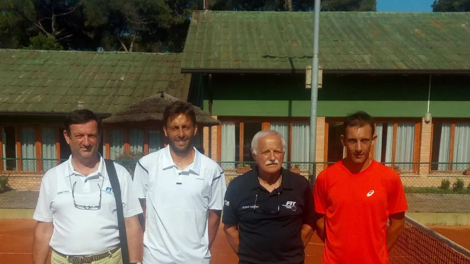 I fratelli Rondinelli con i giudici