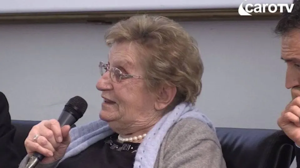 Marilena Pesaresi in Sala Manzoni
