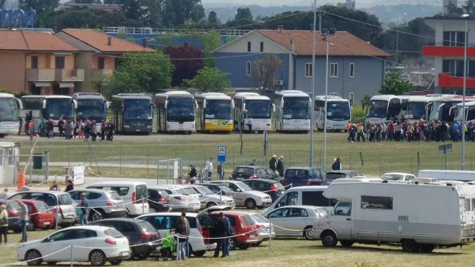 i pullman in fiera (Newsrimini.it)
