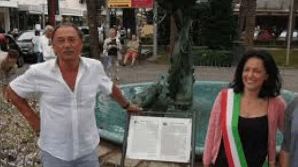 Giuseppe Lo Magro con i sindaco di Riccione Renata Tosi
