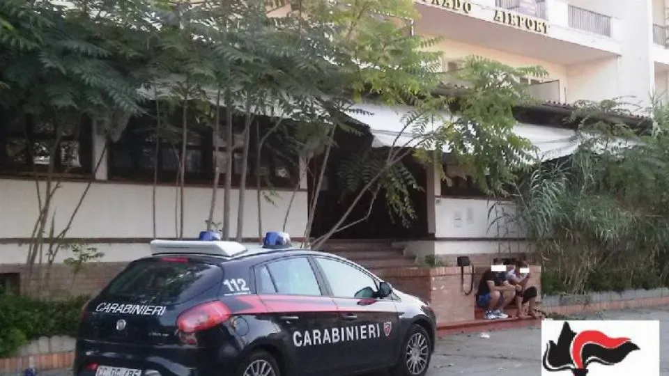 i Carabinieri sul posto