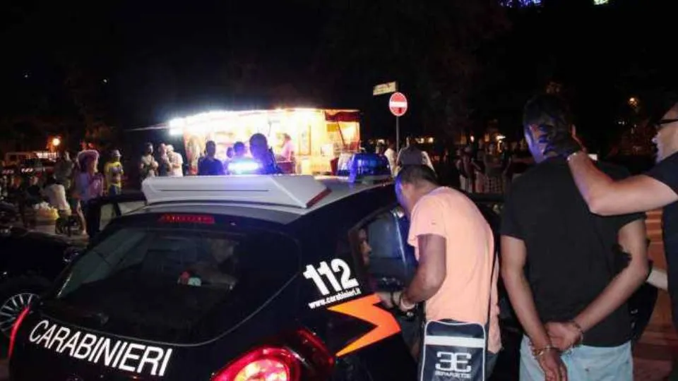 l’arresto dei carabinieri