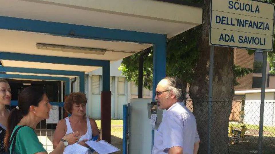 sopralluogo alla scuola Savioli
