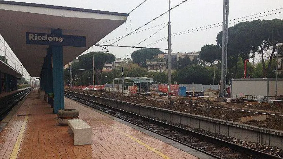 la stazione di Riccione