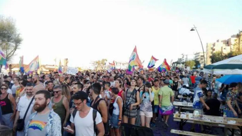 il colorato corteo 
