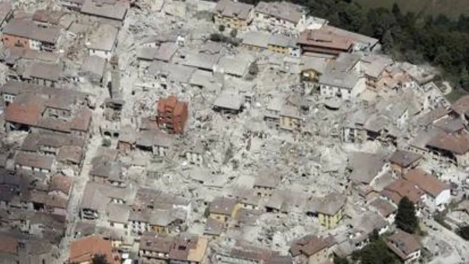Amatrice dopo il sisma
