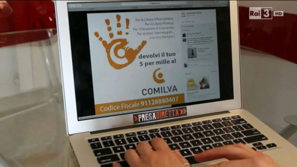 un frame di “Presa diretta”