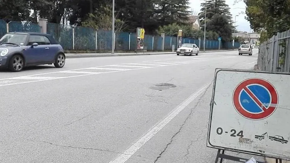 un tratto della via Marecchiese