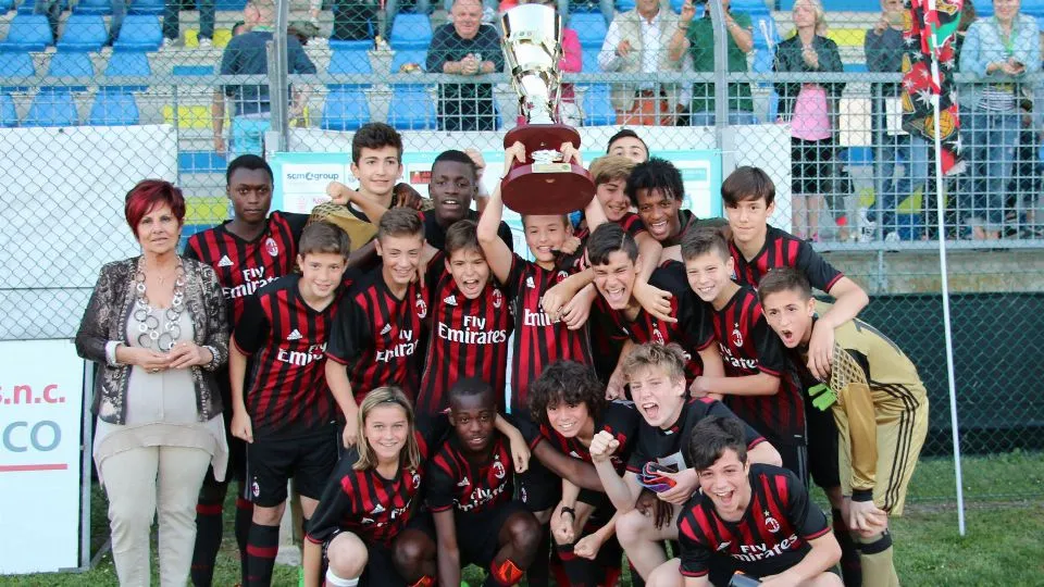 Il Milan, vincitore dell’edizione 2017
