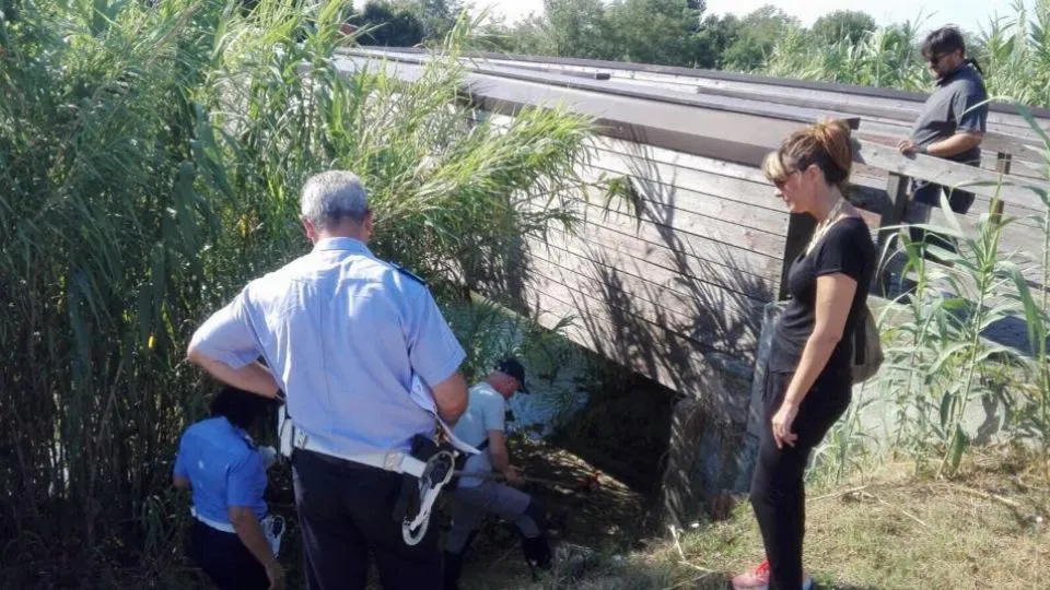 prelievi al torrente Marano
