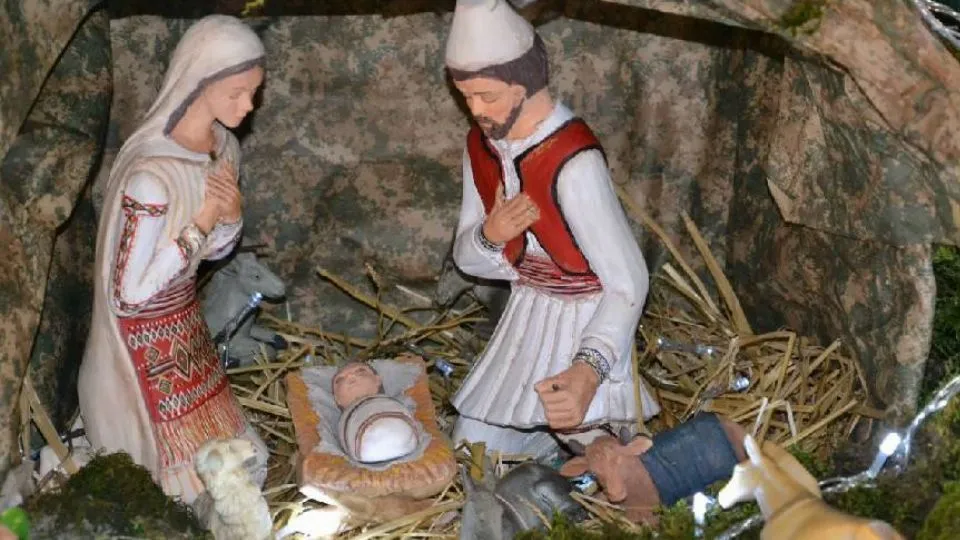 un presepe
