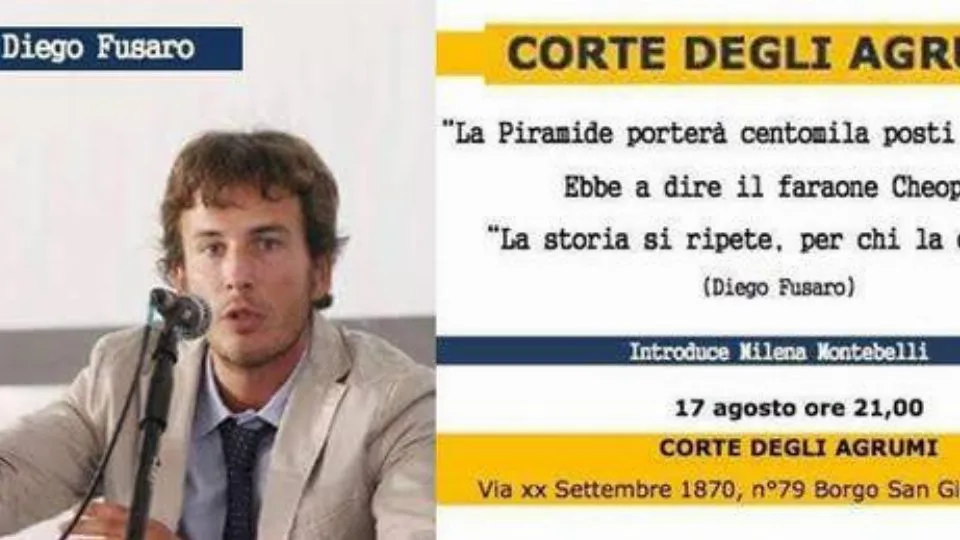 La locandina dell’evento
